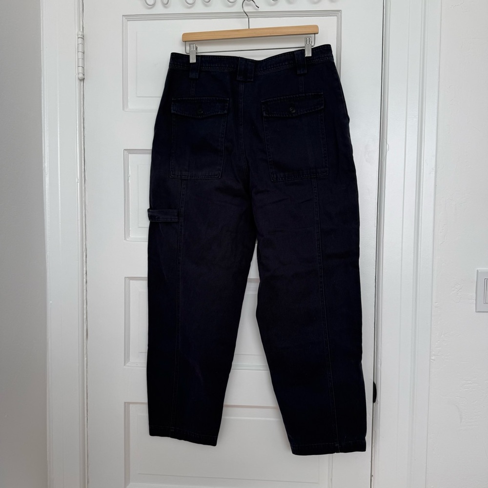 Alex Mill Phoebe Barrel Carpenter Pants - navy - Picture 9 of 12